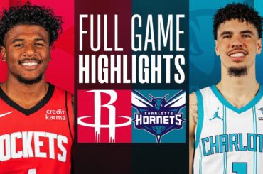 ROCKETS at HORNETS | FULL GAME HIGHLIGHTS | January 26, 2024