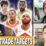 Lakers Trade Frenzy: Biggest targets for LeBron & LA, Reaves vs. D'Angelo Russell | Hoops Tonight
