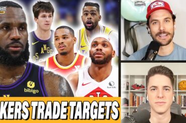 Lakers Trade Frenzy: Biggest targets for LeBron & LA, Reaves vs. D'Angelo Russell | Hoops Tonight