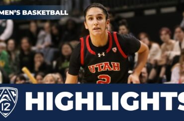 No. 16 Utah vs. Oregon Women's Basketball Highlights | 2023-24 Season