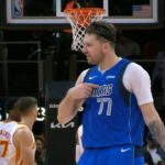 Luka Doncic tells Hawks crowd "can't f**king stop me" after tough buckets for 65 points