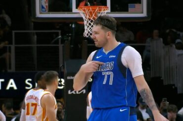 Luka Doncic tells Hawks crowd "can't f**king stop me" after tough buckets for 65 points