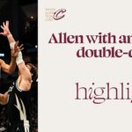 Jarrett Allen Highlights at Bucks | 1.26.2024