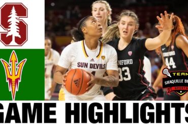 #6 Stanford vs Arizona State Highlights | NCAA Women's Basketball | 2024 College Basketball