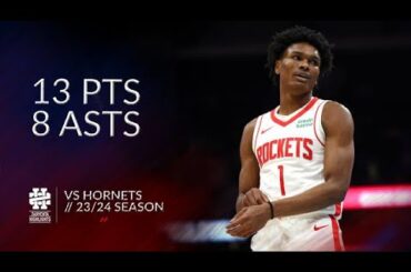 Amen Thompson 13 pts 8 asts vs Hornets 23/24 season