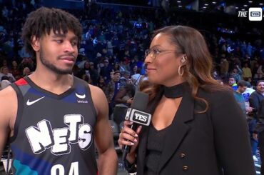 Cam Thomas on a huge Nets win