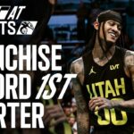 47 POINT first quarter 😱 | UTAH JAZZ