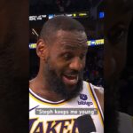 LeBron credits Steph Curry after 2OT battle | #Shorts