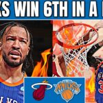 Knicks Win 6th In A Row | Knicks Heat REACTION 🔥
