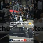 Bennedict Mathurin with the EMPHATIC POSTER SLAM! 👀😤| #Shorts