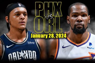 Phoenix Suns vs Orlando Magic Full Game Highlights - January 28, 2024 | 2023-24 NBA Season
