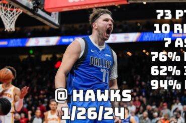 Dallas Mavericks Team Highlights vs the Hawks (01.26.2024)