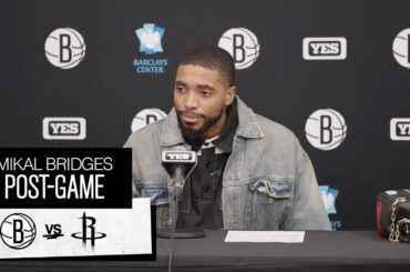 Mikal Bridges | Post-Game Press Conference | Houston Rockets | 1.27.2024