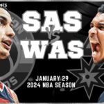 San Antonio Spurs vs Washignton Wizards Full Game Highlights | Jan 29 | 2024 NBA Season
