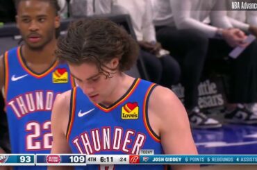 Josh Giddey 12 pts 9 reb 5 ast vs Detroit Pistons | 2024-01-28