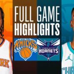 KNICKS at HORNETS | FULL GAME HIGHLIGHTS | January 29, 2024