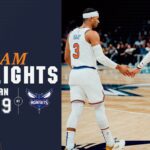 Knicks Pull Away in Second Half at Charlotte and Win Seventh Straight | January 29, 2024