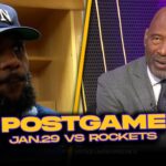 Lakers/Rockets Postgame Analysis, J.Worthy, Bron, AD, D-Lo, Coach Ham | Jan 29, 2024