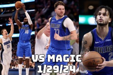 Dallas Mavericks Team Highlights vs the Magic (01.29.2024)