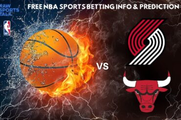 Portland Trail Blazers VS Chicago Bulls : NBA Betting Info For 1/28/24