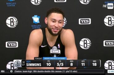 Ben Simmons shares his thoughts on his return game against Utah