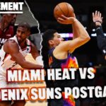 Miami Heat vs Phoenix Suns Postgame Show | The Basement Sports Network