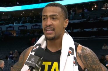 John Collins PostGame Interview | Utah Jazz vs Charlotte Hornets
