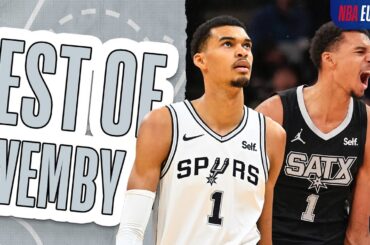 Breaking rookie records 👏 Wembanyama's EPIC start to 2024 so far for the San Antonio Spurs!!