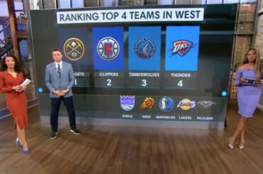 Chiney ranks her TOP 4 TEAMS in the West - who's the REAL No. 1? | NBA Today