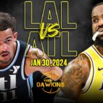 Los Angeles Lakers vs Atlanta Hawks Full Game Highlights | January 30, 2024 | FreeDawkins