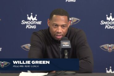 Willie Green recaps game vs. Boston | Pelicans vs. Celtics Postgame 1/29/24