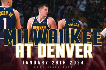 Denver Nuggets vs. Milwaukee Bucks Full Game Highlights 🎥