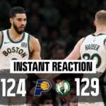 INSTANT REACTION: Celtics impress offensively with 81 first-half points vs. Pacers