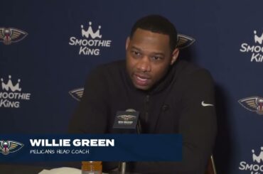Willie Green recaps Win at Houston | Pelicans-Rockets Postgame 1/31/2024