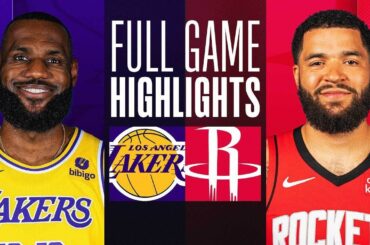LA Lakers vs Houston Rockets Full Game Highlights | Jan 29 | NBA Regular Season 2024