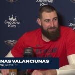 Jonas Valanciunas talks team-high 25 in Win | Pelicans-Rockets Postgame 1/31/2024