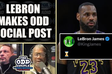 LeBron Handles Hawks Loss With Odd Cryptic Tweet | THE ODD COUPLE