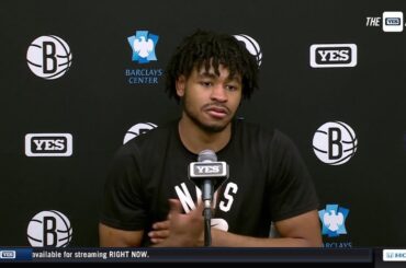 Cam Thomas reflects on the Nets' performance against the Suns