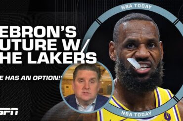 LeBron has a player option... THAT'S ALL I'M SAYING! - Brian Windhorst James' future w/ the Lakers 👀