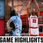 North Carolina vs. NC State Game Highlights | 2023-24 ACC Women’s Basketball