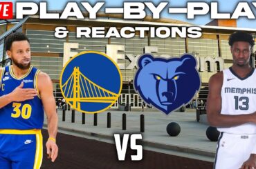 Golden State Warriors vs Memphis Grizzlies | Live Play-By-Play & Reactions