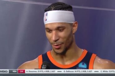 Josh Hart PostGame Interview | Utah Jazz vs New York Knicks