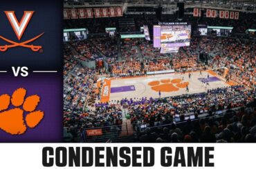 Virginia vs. Clemson Condensed Game | 2023-24 ACC Men’s Basketball