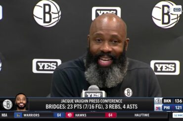 Jacque Vaughn: We're trying to stack wins together. Good to get a road win.