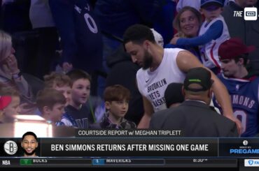 Ben Simmons returns after missing one game
