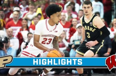 Purdue at Wisconsin | Highlights | Big Ten Men's Basketball | Feb. 4, 2024