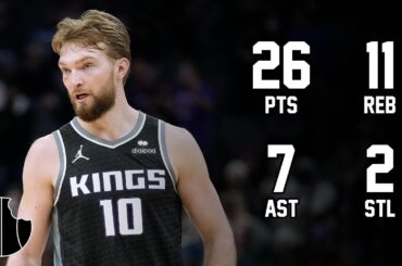 Domantas Sabonis Highlights | Pacers vs. Kings | 2nd Feb 2024