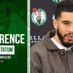 Jayson Tatum 'Surprised' Marcus Smart Didn't Cry During Tribute | Postgame Interview