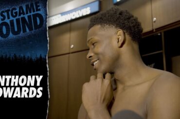 “Y'all Know How I Get When I Hit One Shot.” | Anthony Edwards Postgame Sound | 02.04.24