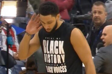 Ben Simmons wanted to hear more boos from the 76ers crowd 😂